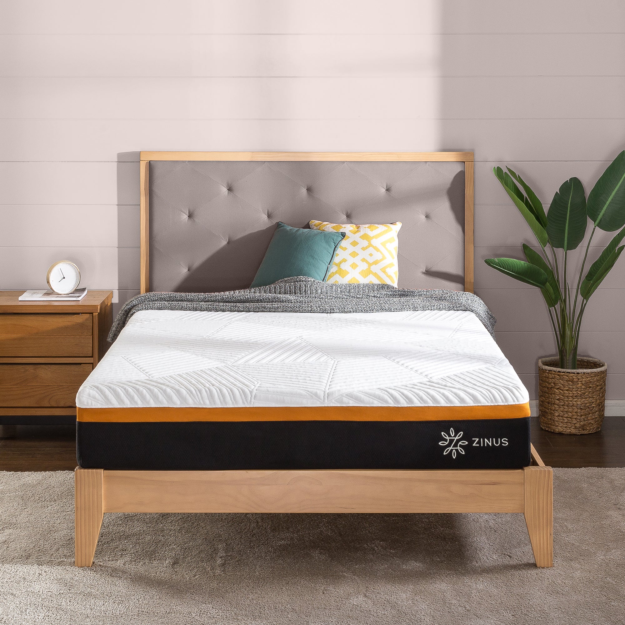 Deluxe Hybrid Pocket Spring Memory Foam Mattress Zinus Australia