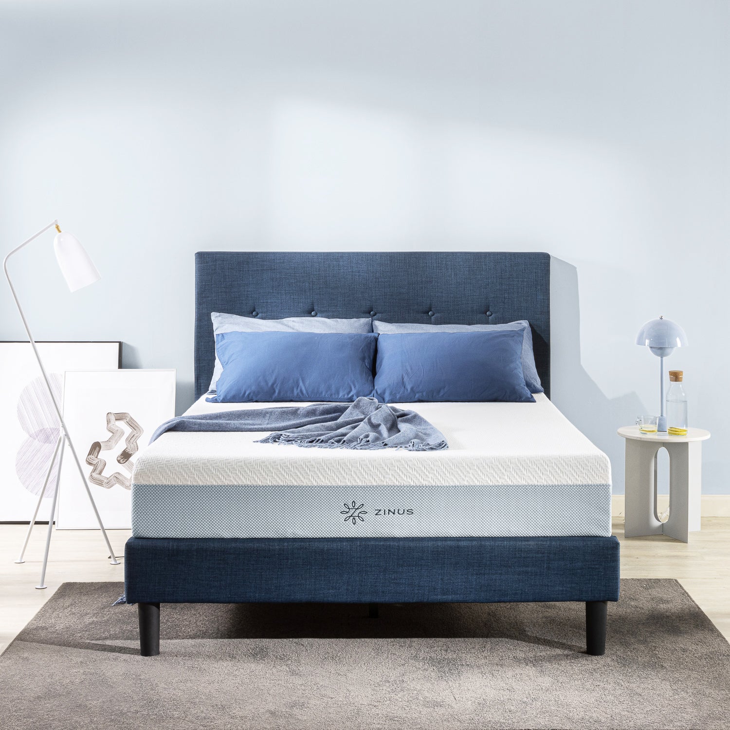 家具 ZINUS Gel-Infused Memory Foam Mattress, Semi Double, Thick, 7.9 inches (20 cm) Amazon.co.jp: ZINUS Memory Foam Mattress, Double Thickness, 7.9