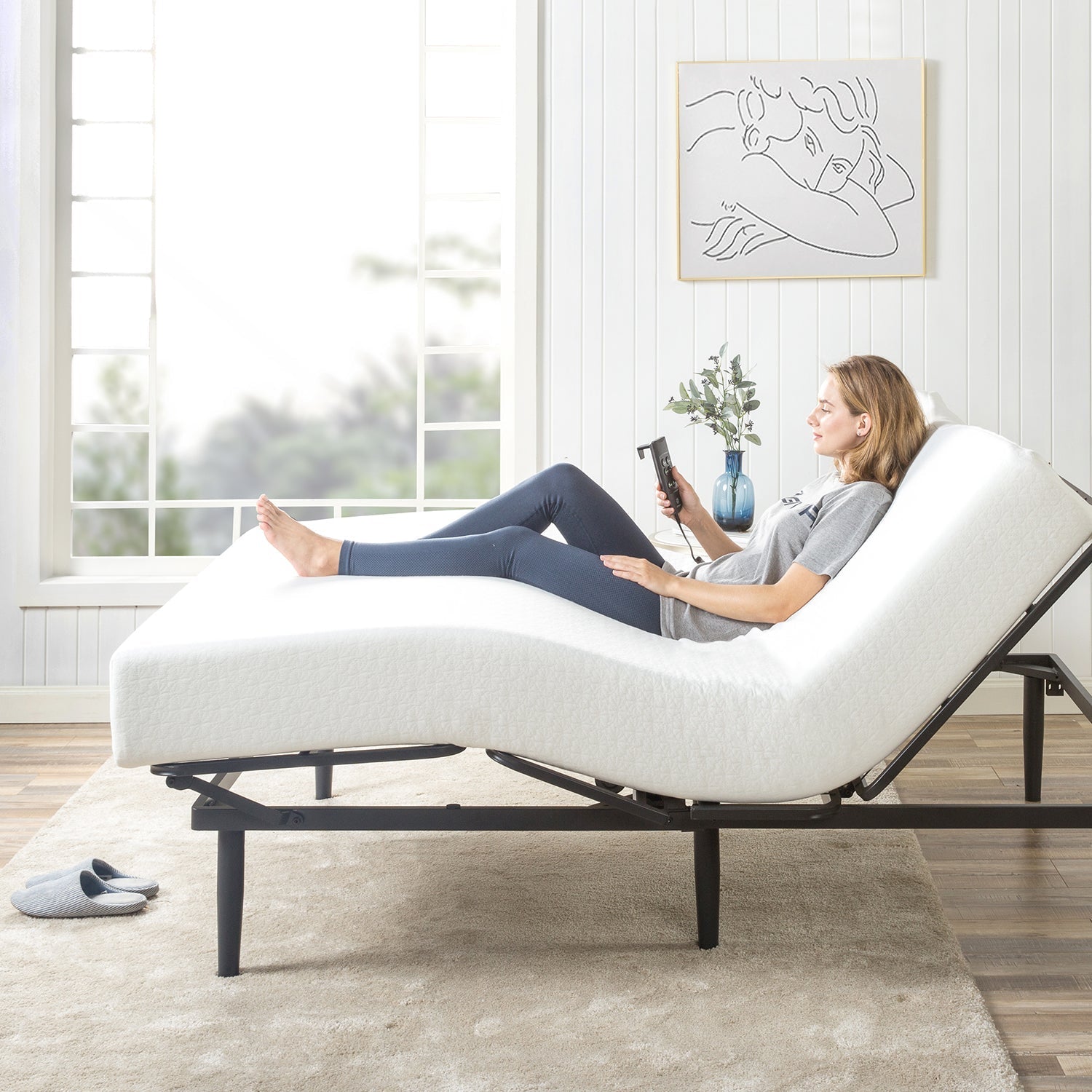 4 Sleep Positions to Try With an Adjustable Bed for Better Health and Relaxation