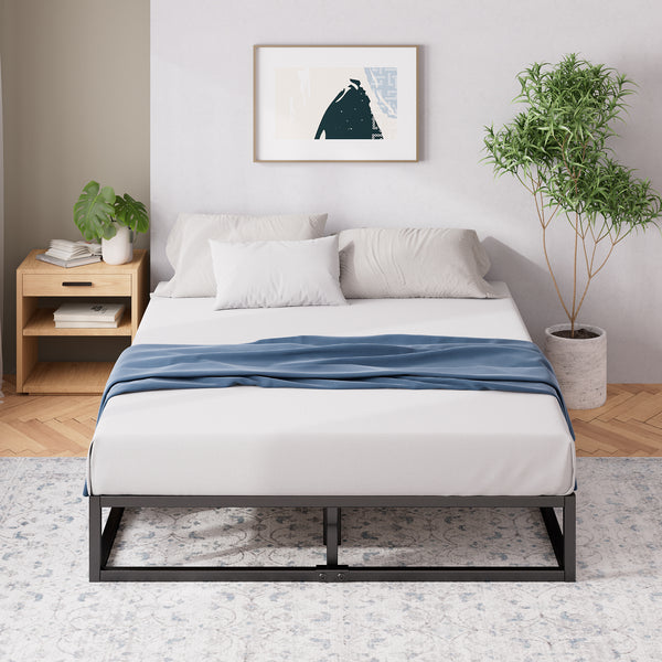 Joseph Metal Bed Frame, 25cm Bed Base Support - by Zinus