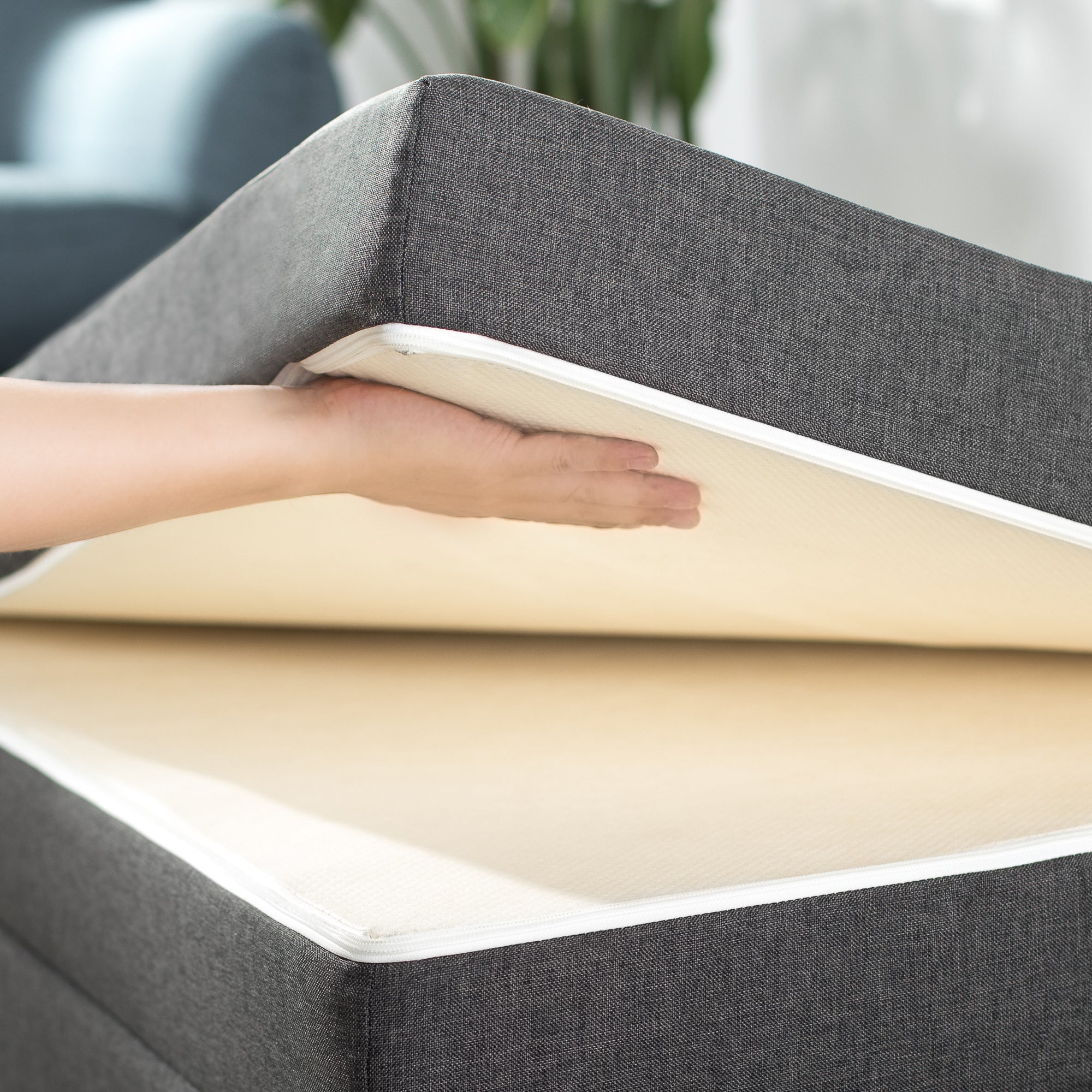 Trifold 10cm Folding Foam Mattress
