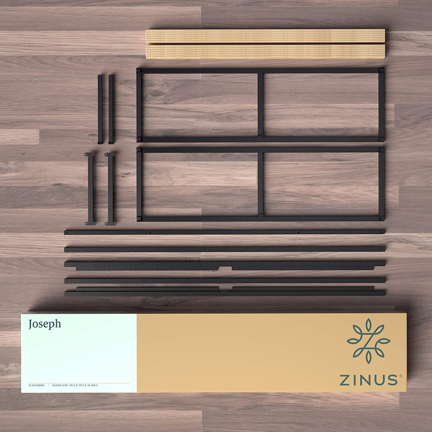 Joseph Metal Low Base Bed Frame Zinus